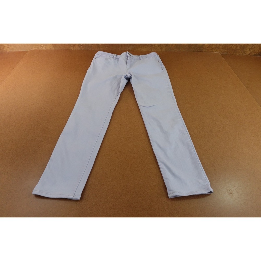 Chicos Womens Petite Size 0 Light Blue Stretch Denim Platinum‎ Jeggings